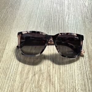 quay australia wired black milk tortoise polarized oversized square sunglasses